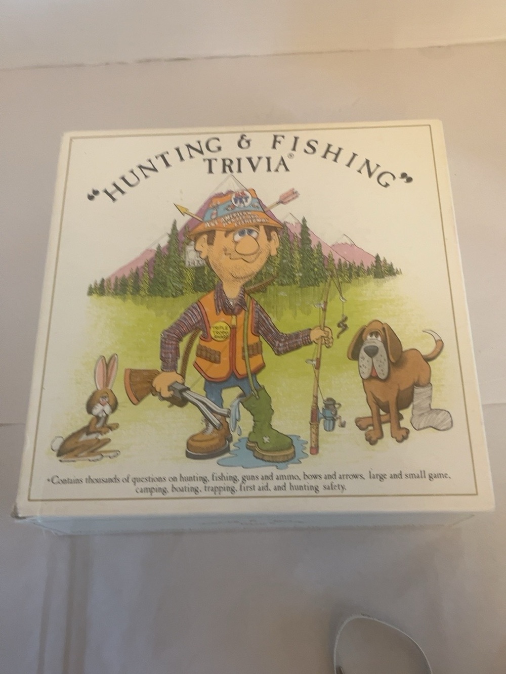 1985 Hunting & Fishing Trivia Board Game Mountainman Enterprises Complete